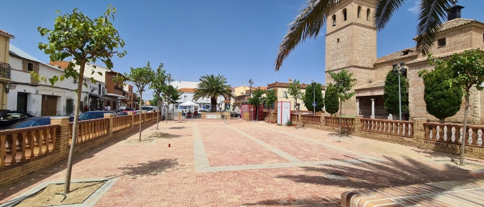 Zona peatonal en Villaluenga de la Sagra